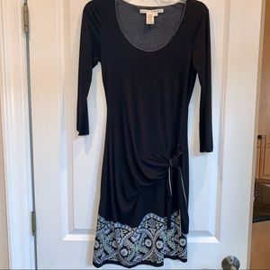 Women’s SZ S MAX STUDIO Black Wrap Dress
